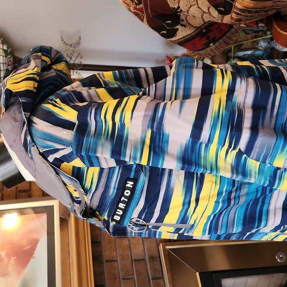 Burton Mountain Dew Dry Ride size medium multicolored ski jacket winter sports - Picture 7 of 16